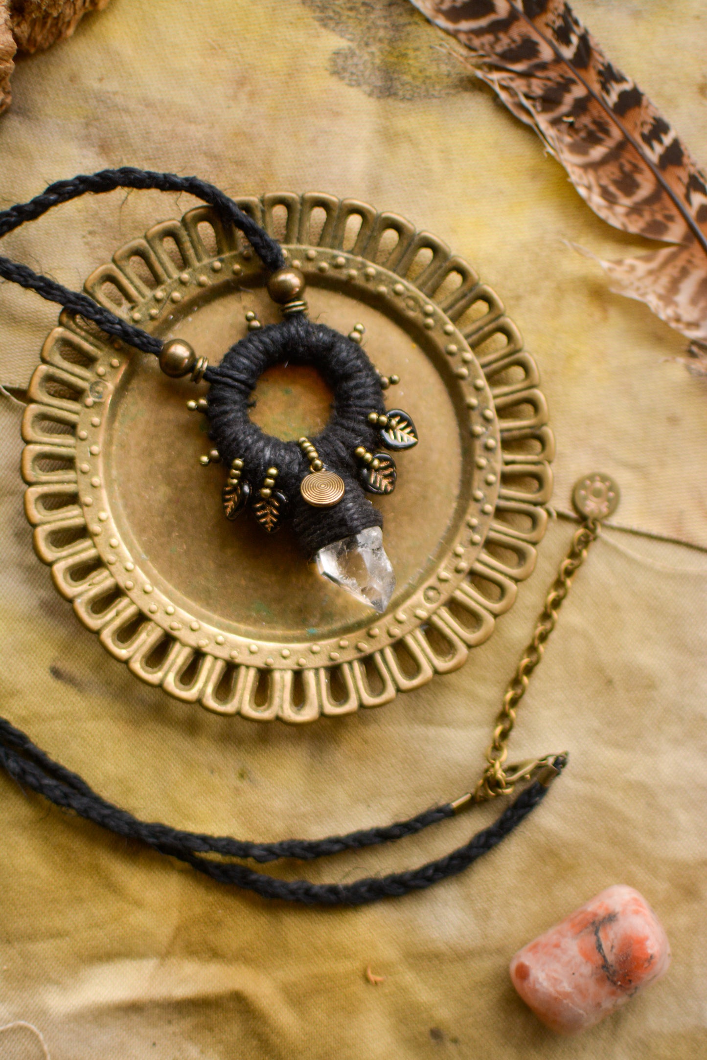 Guardians of the Unseen Talisman with Clear Crystal