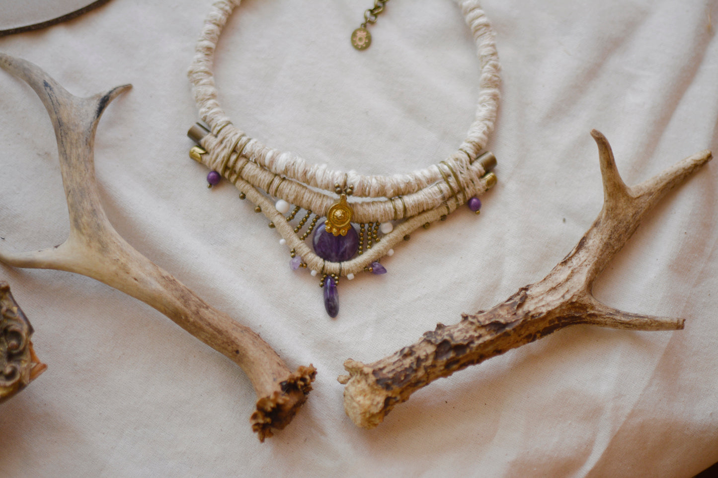 Etherea Necklace with Amethyst
