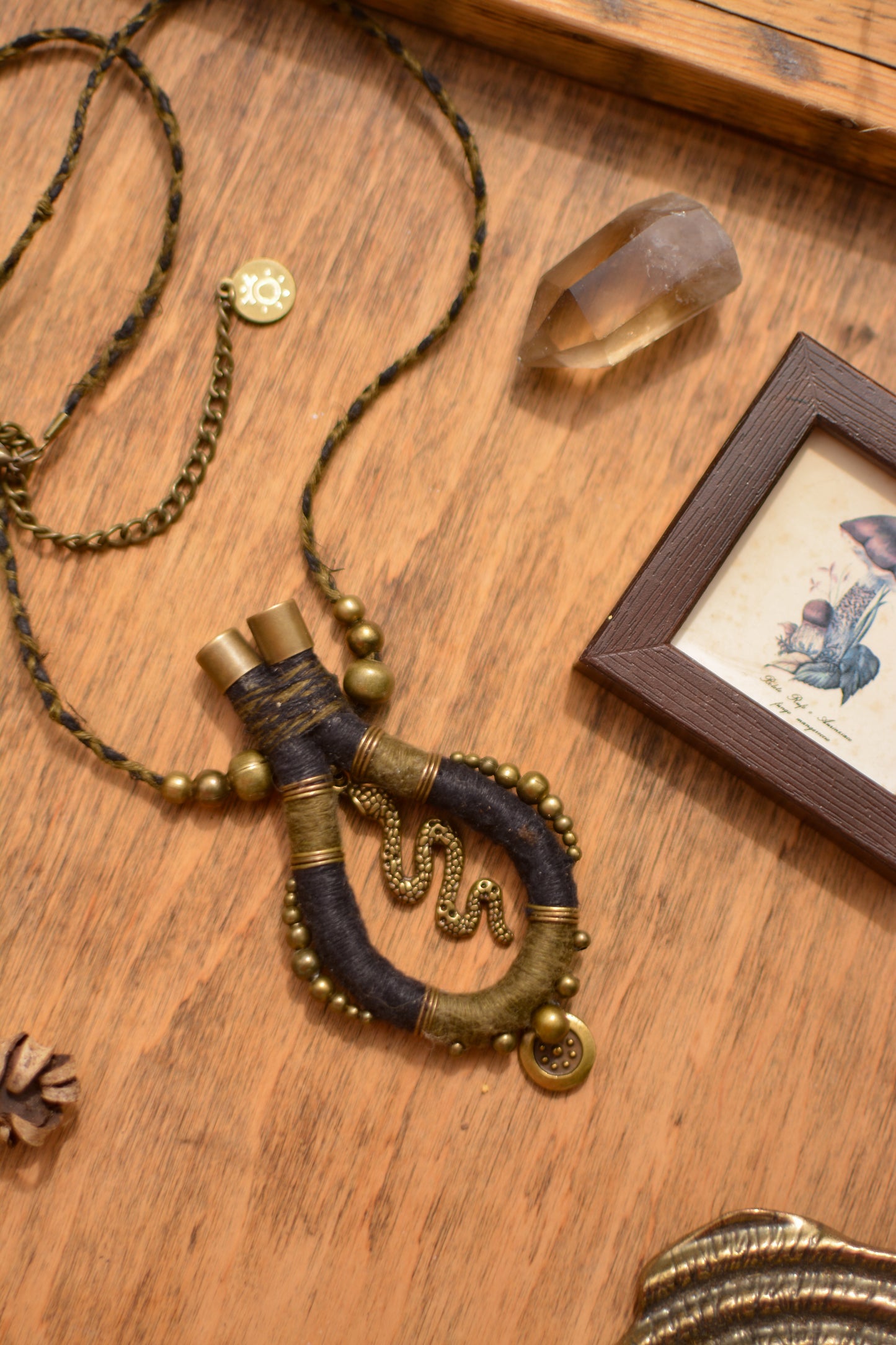 Snake Energy Necklace - Poison Bottle