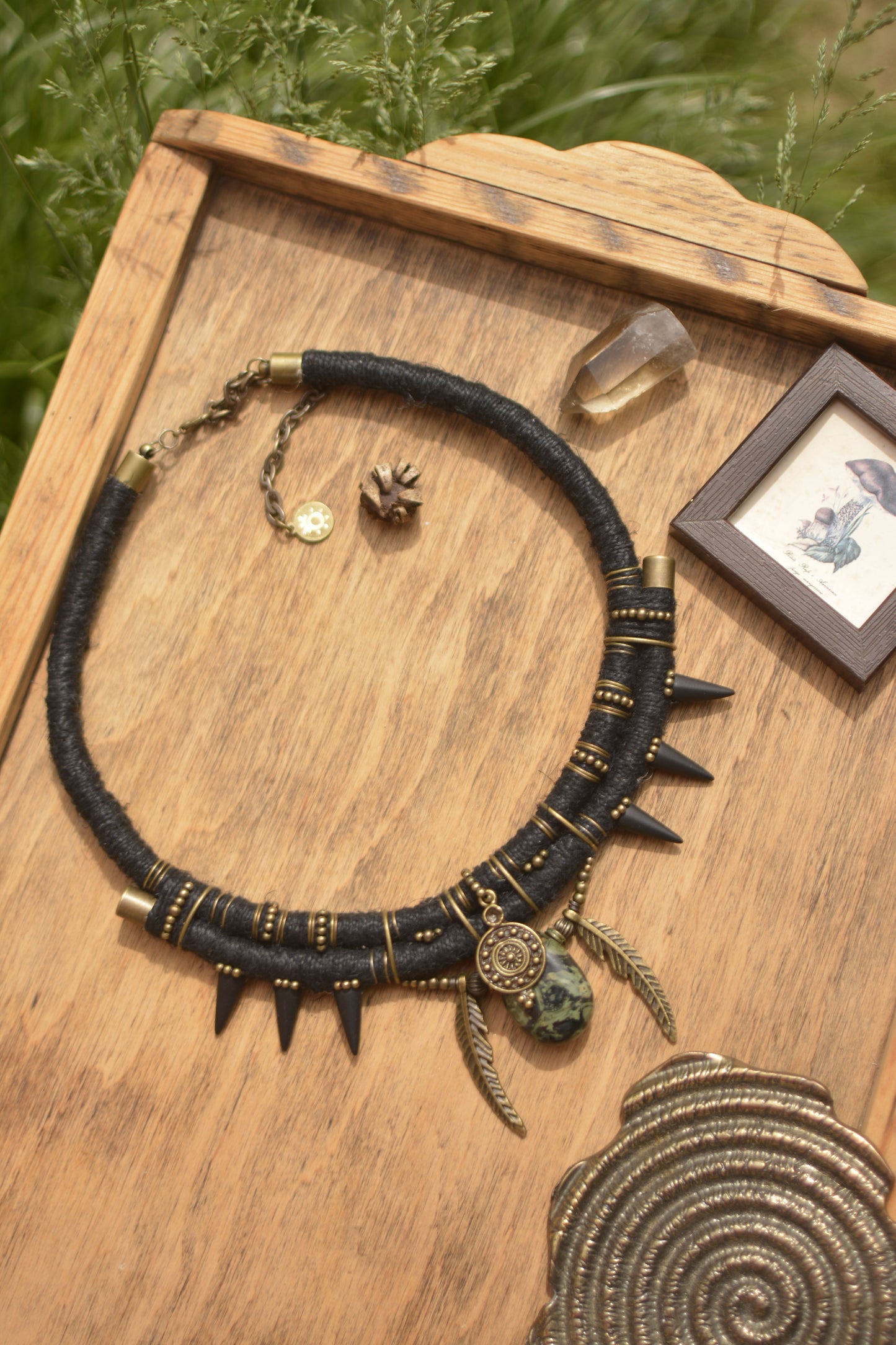 Snake Energy Necklace - Kambaba Jasper