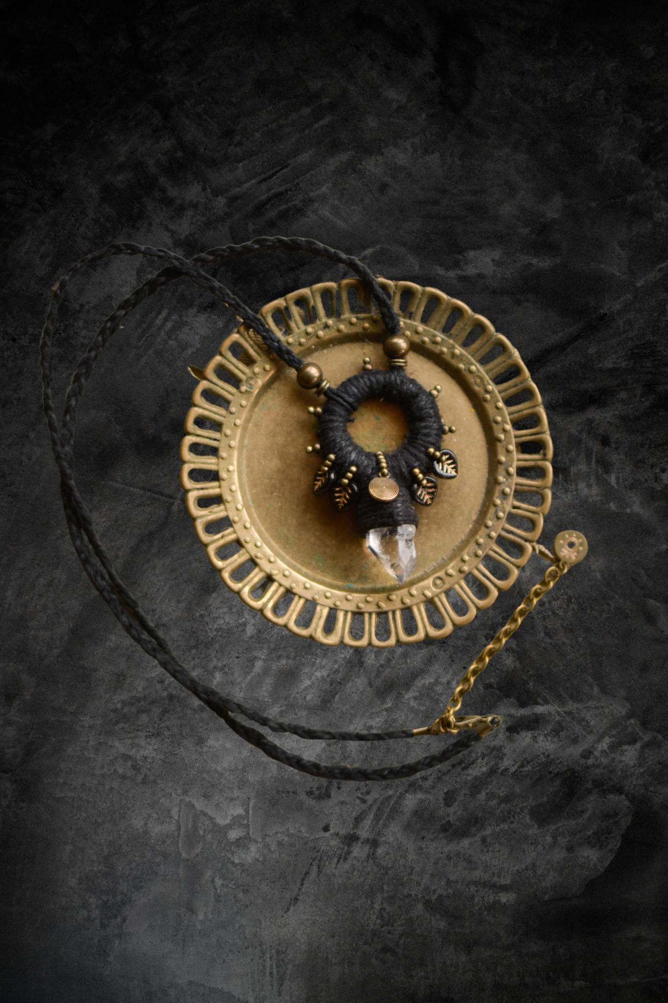 Guardians of the Unseen Talisman with Clear Crystal