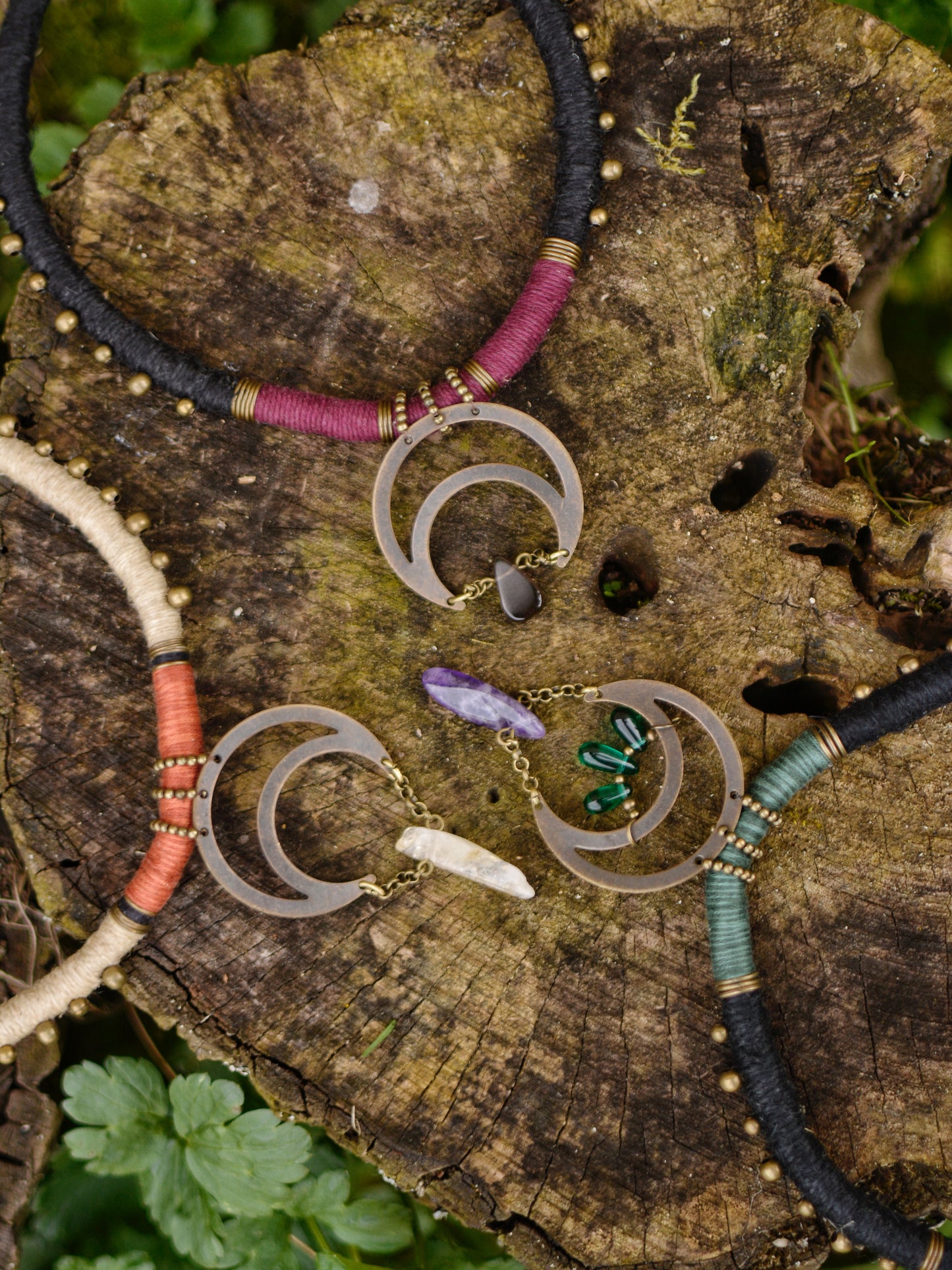 Under the Moon Necklace with Citrine