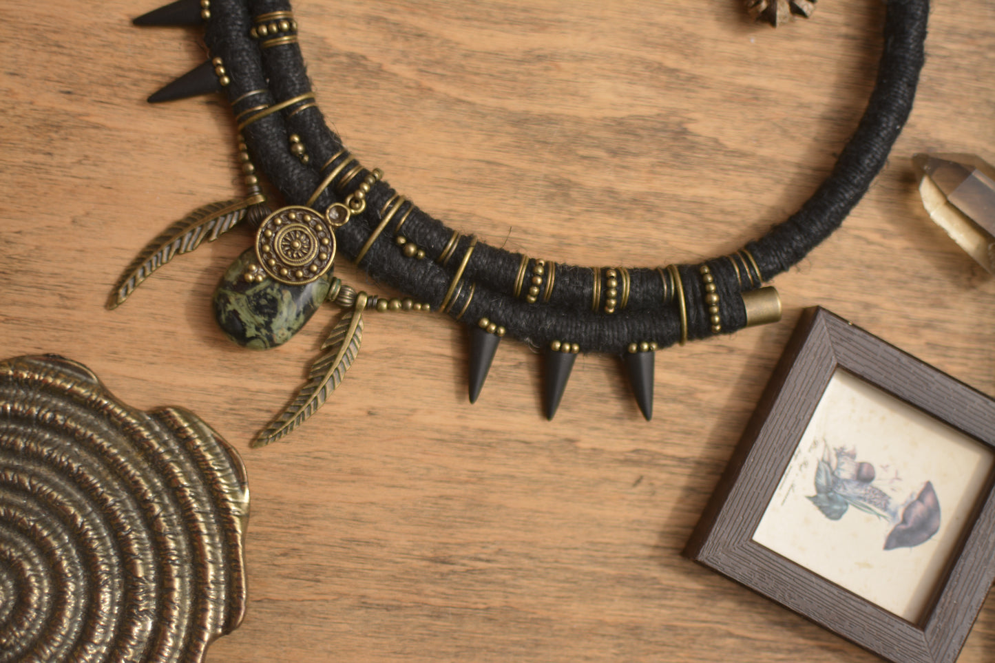 Snake Energy Necklace - Kambaba Jasper