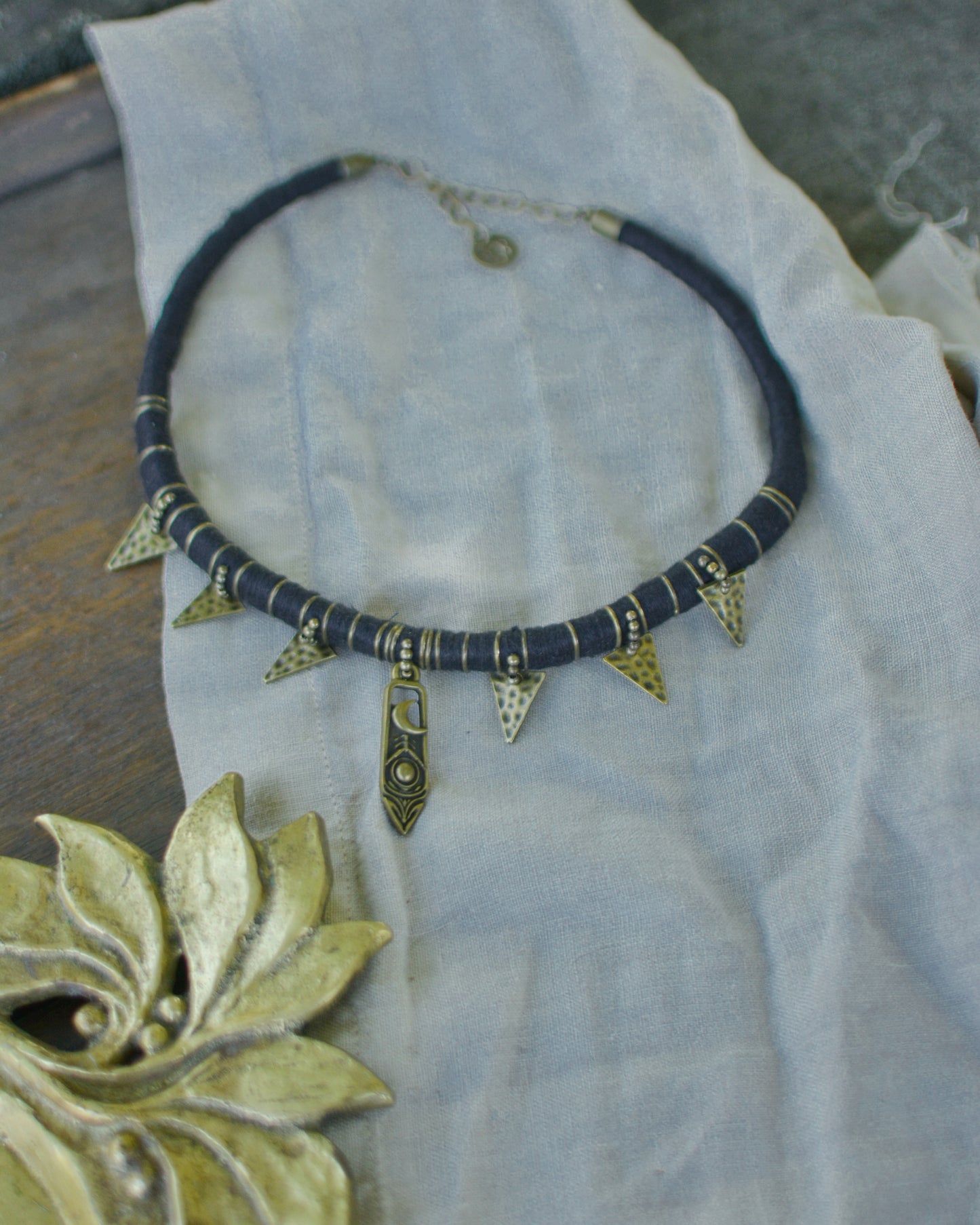 Witchy Linen Choker