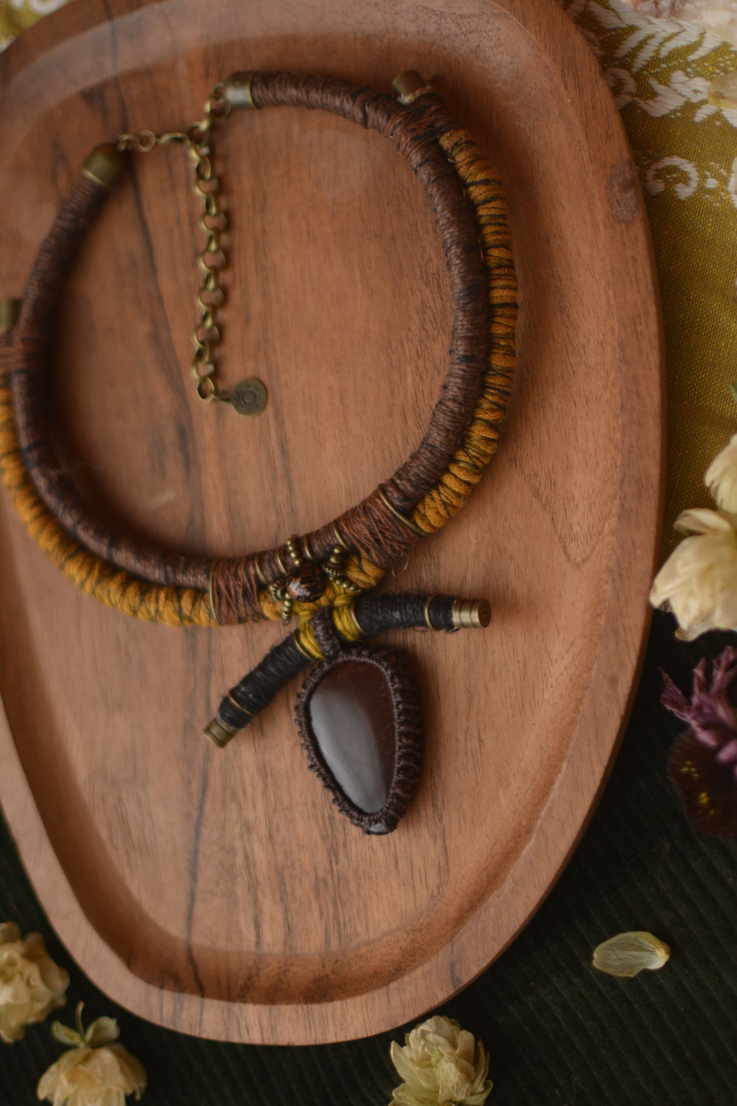 Jack'O Lantern Necklace with Dragons Eye
