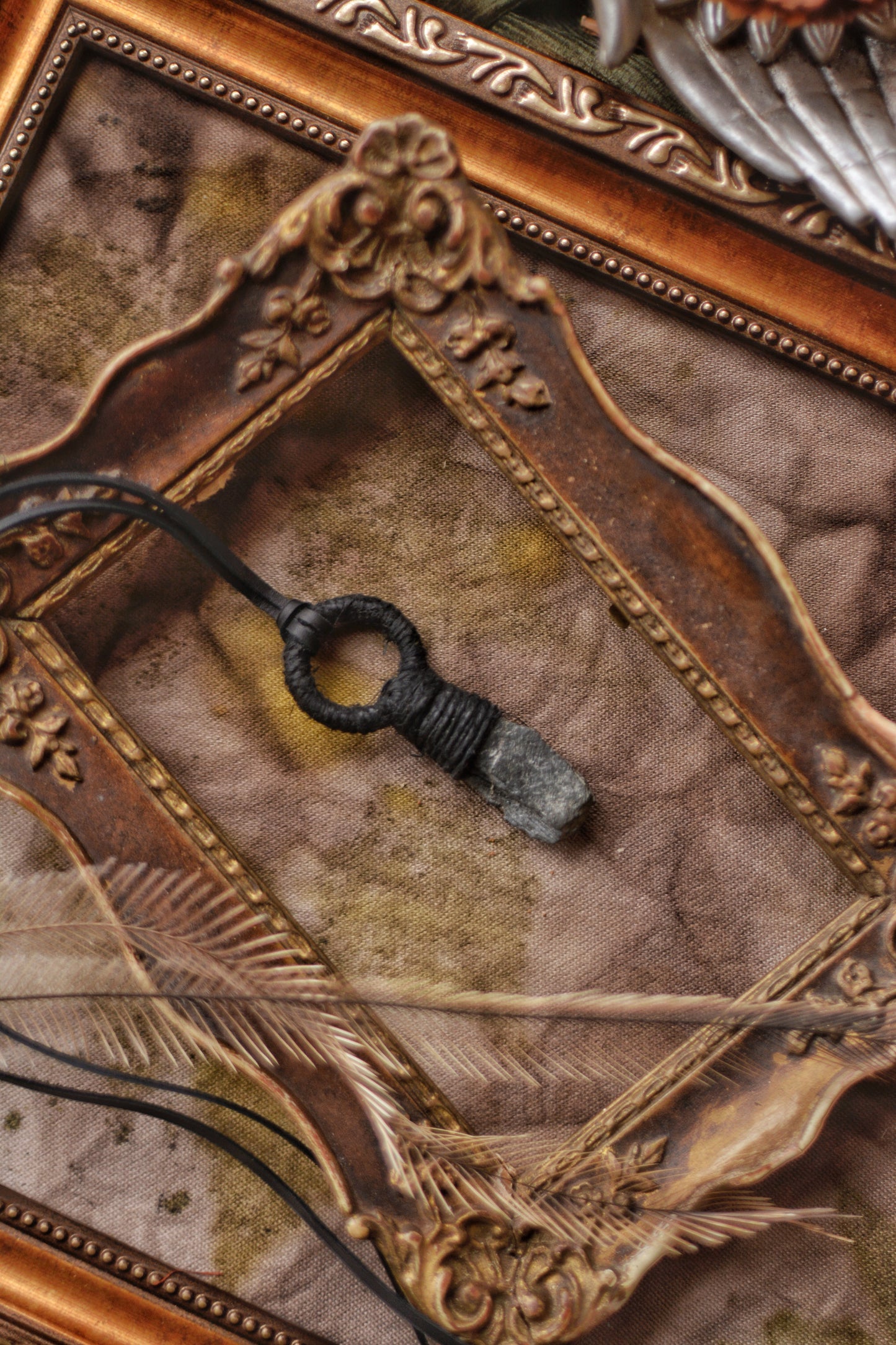 Sacred Armor - Talisman with a Grey stone