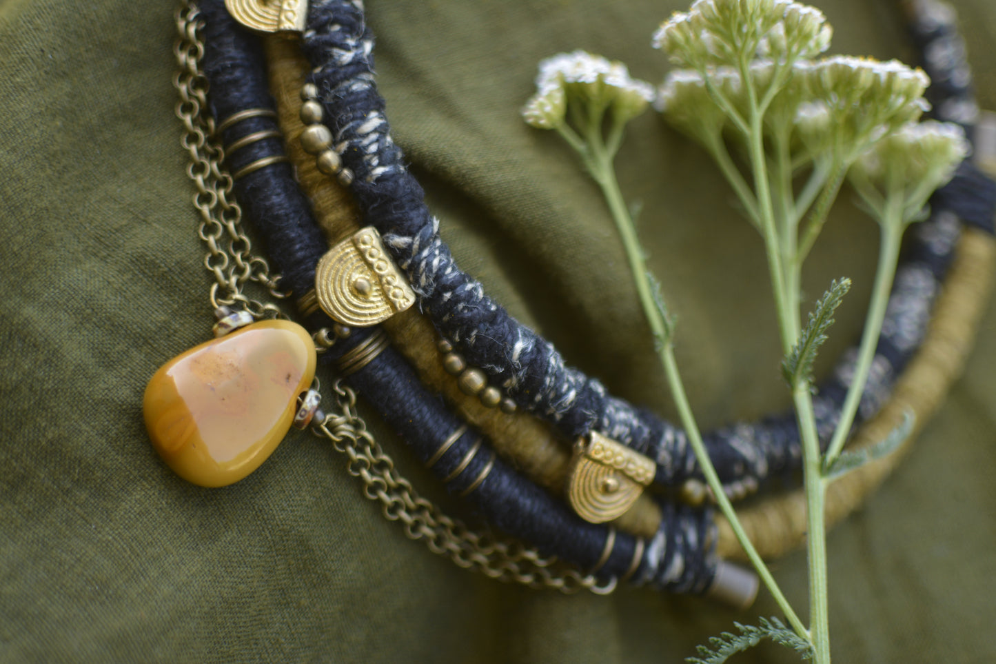 Mookaite Full Moon Necklace