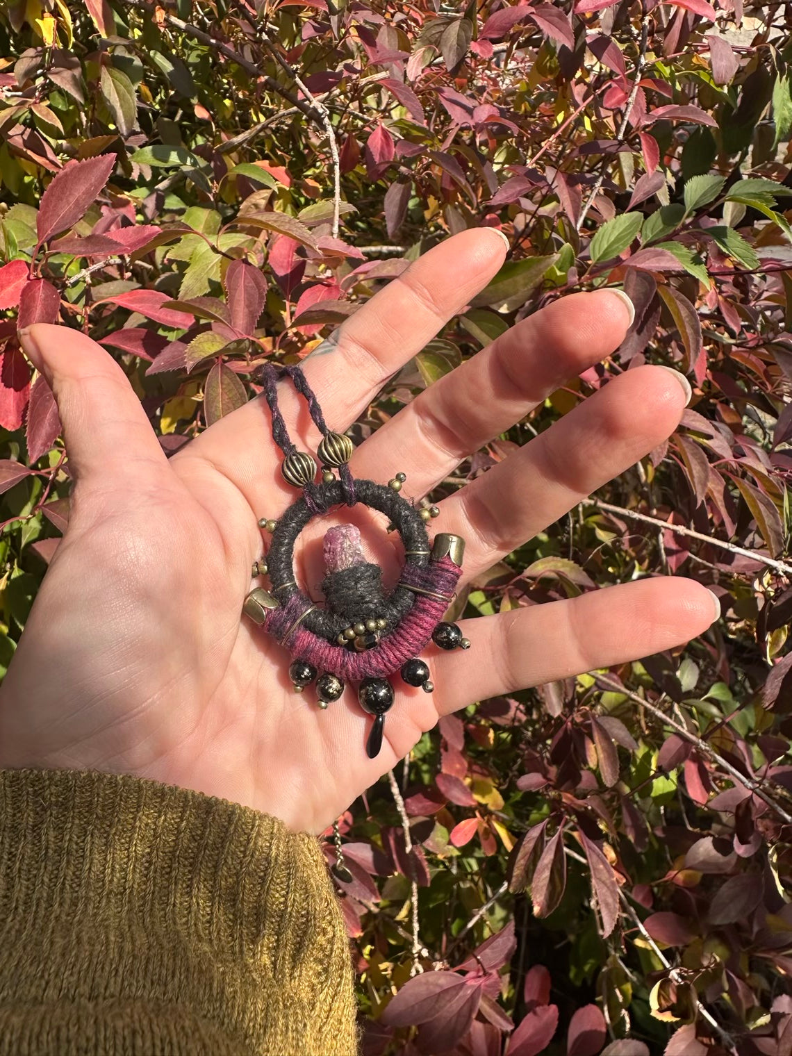 Raw ruby talisman for Ki Ra ✨