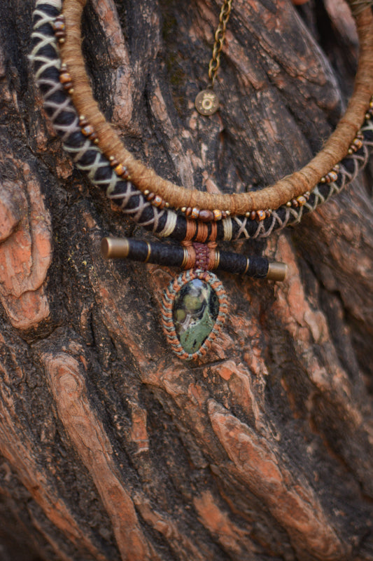 Medicine Necklace with Kambaba Jasper