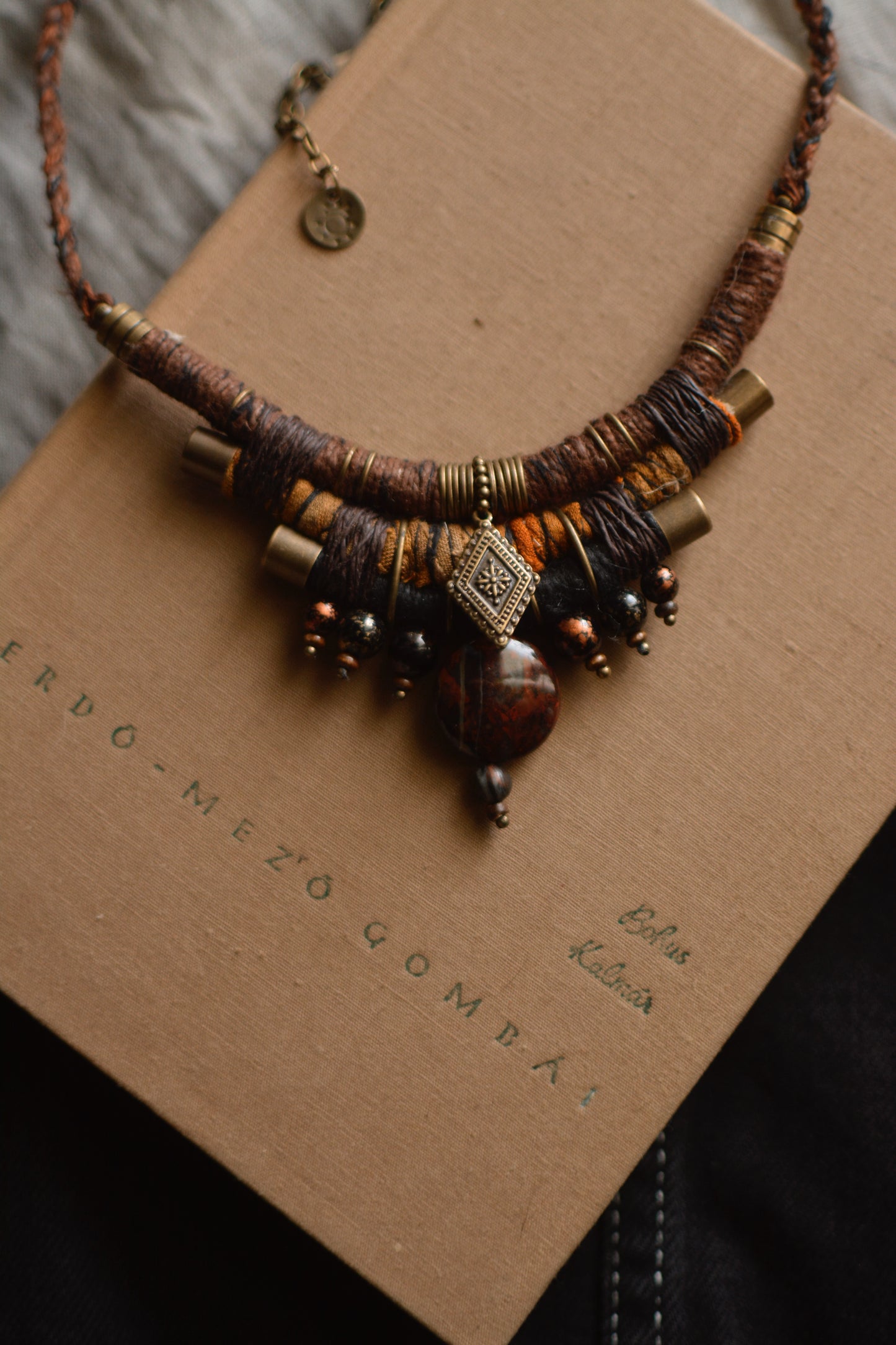 Red Jasper Hemp Necklace