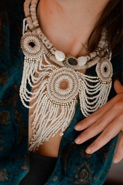 Necklace with Recycled Bone Pendant