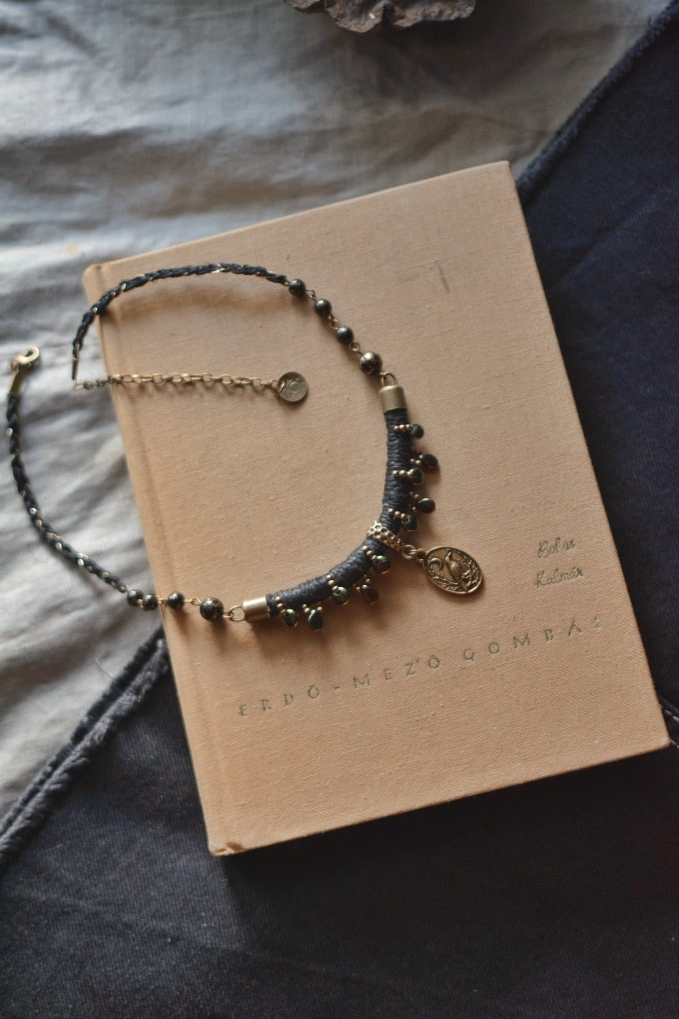 Raven Hemp Necklace