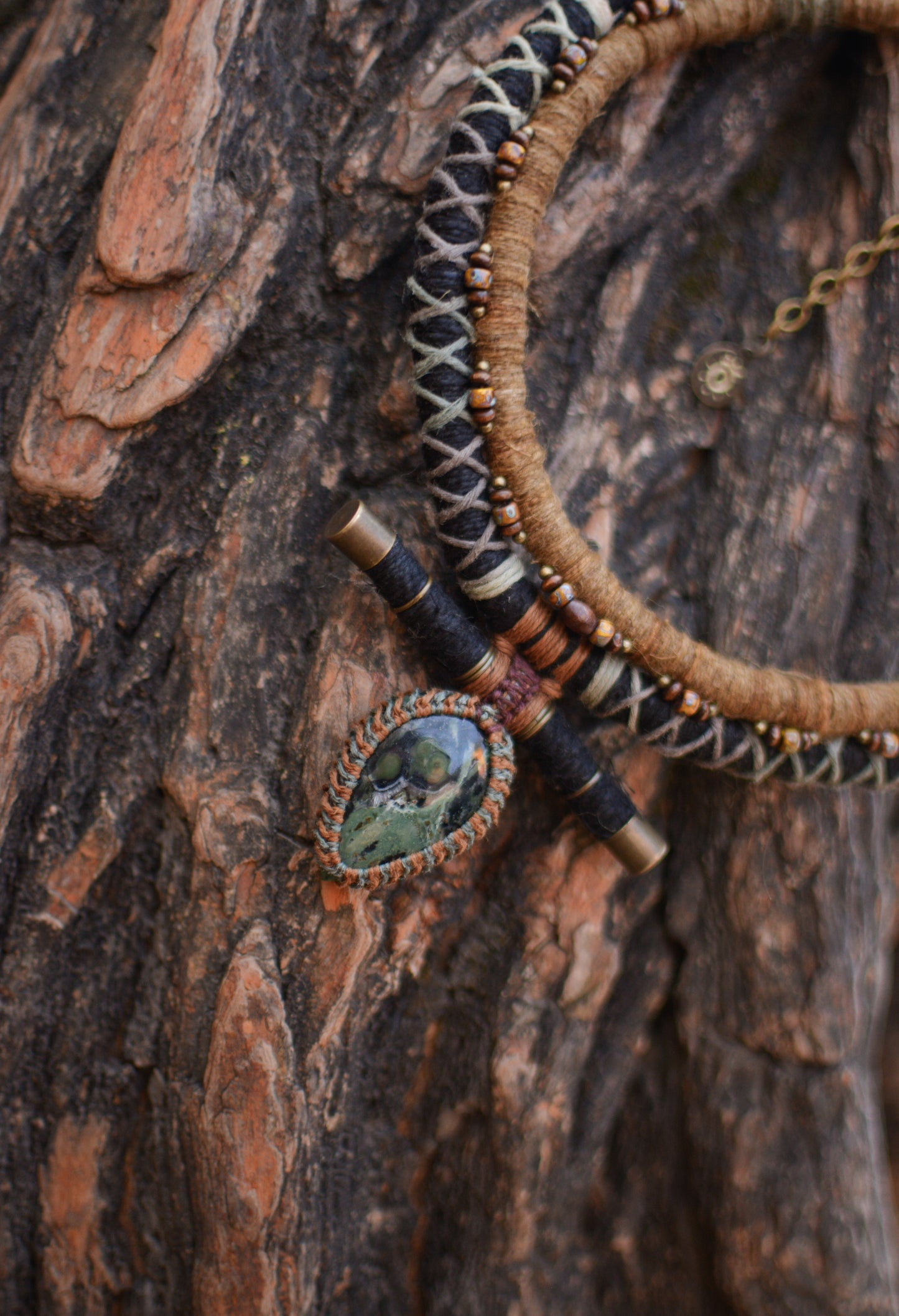 Medicine Necklace with Kambaba Jasper