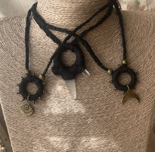 Tripe Crystal Hemp Talisman