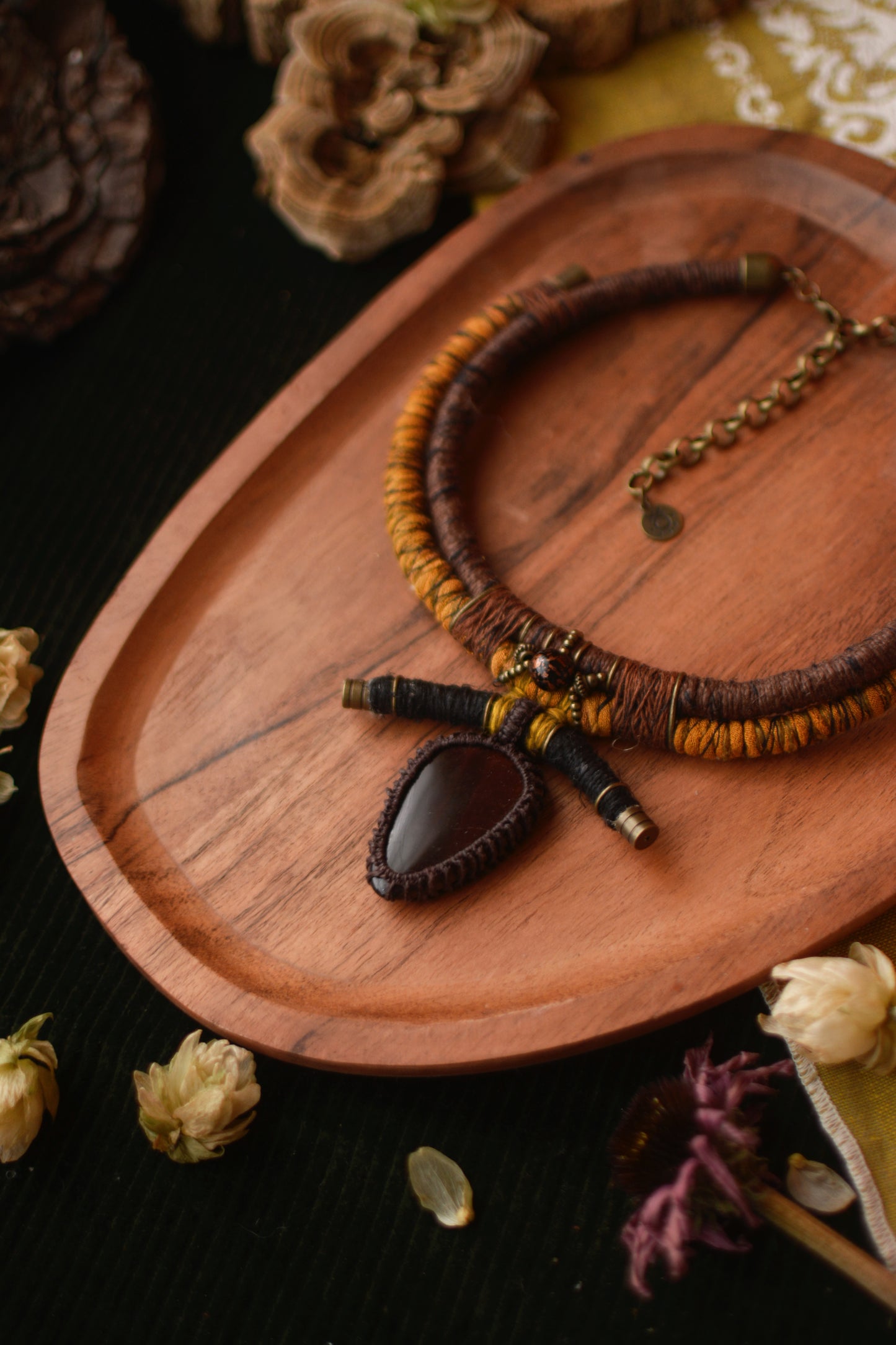 Jack'O Lantern Necklace with Dragons Eye