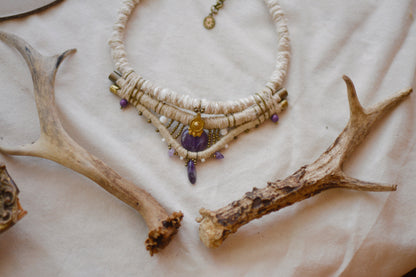 Etherea Necklace with Amethyst