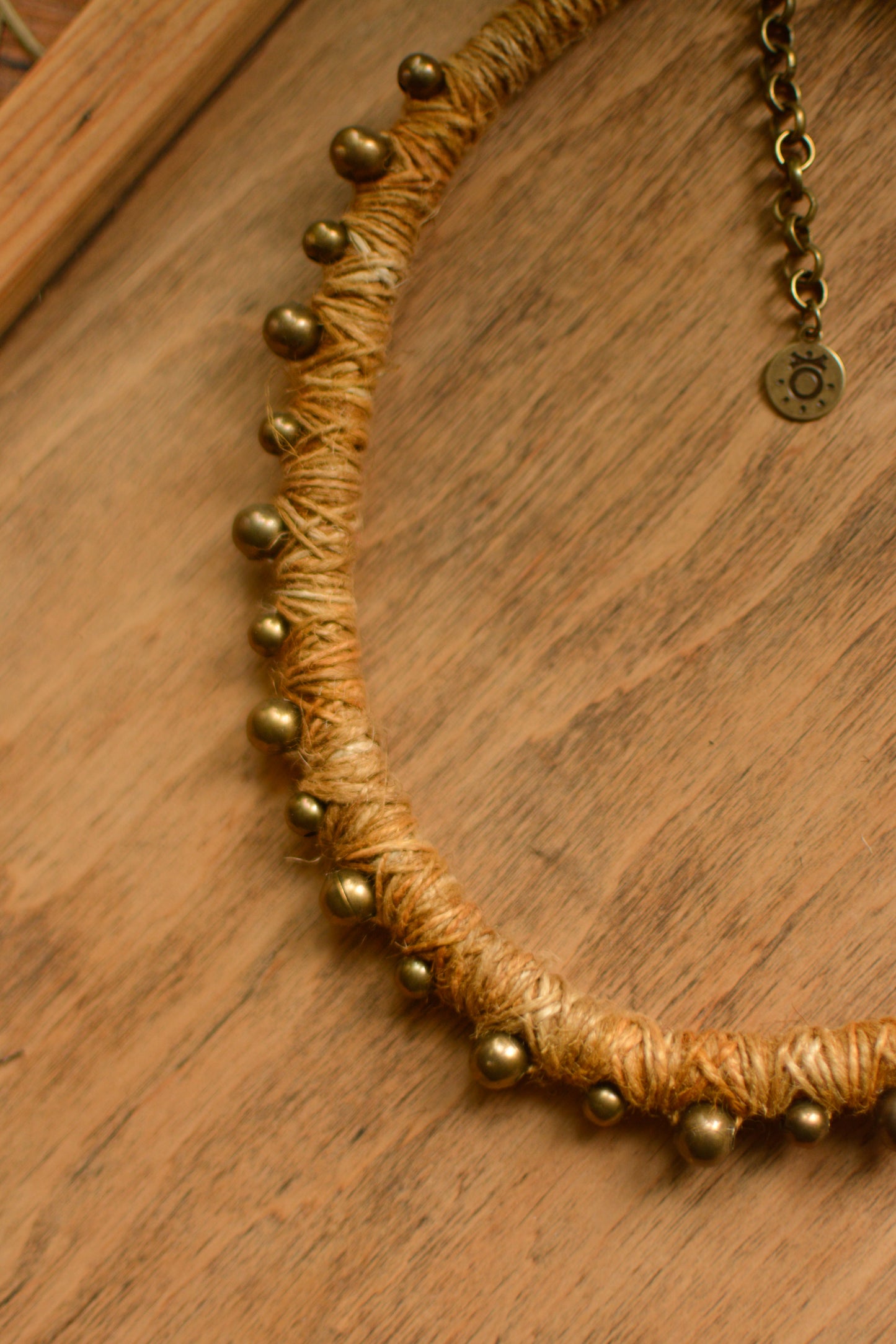 Kūhle Necklace - Earthbound with Plant Dyed Hemp