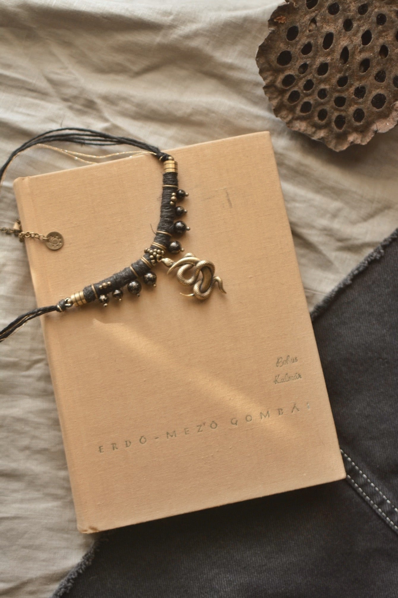 Snake Hemp Necklace