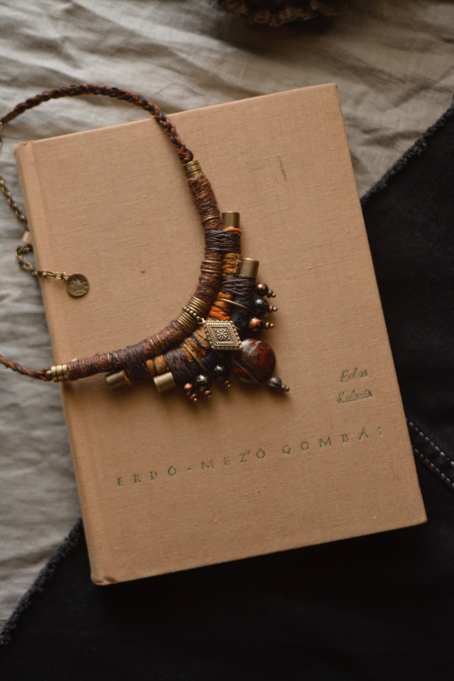 Red Jasper Hemp Necklace
