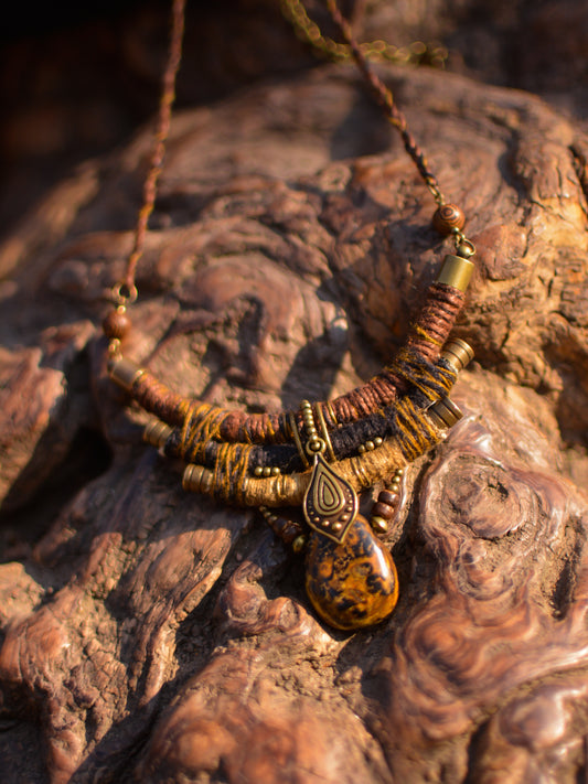 Mother Mud - Necklace with Jungle Jasper