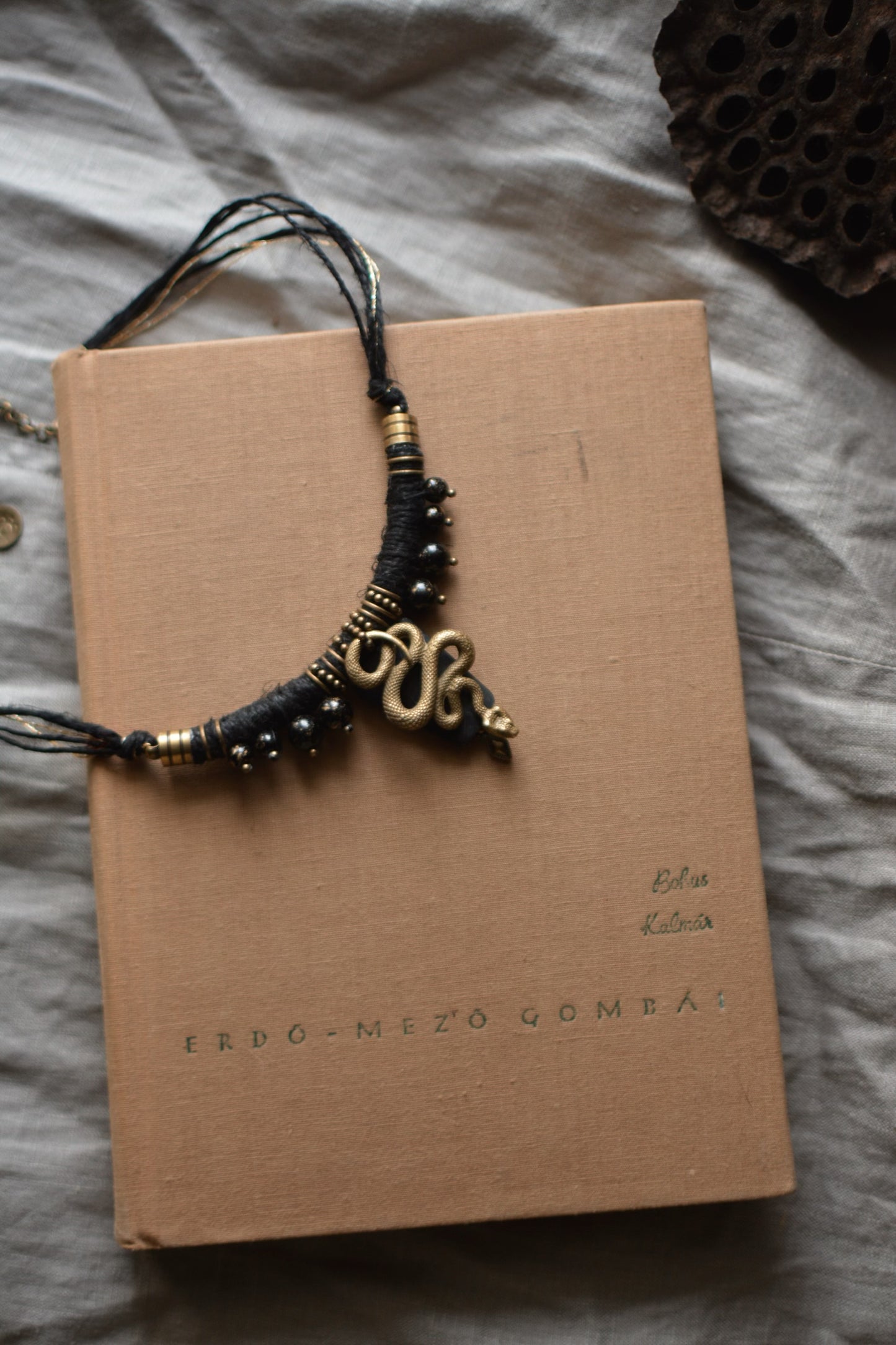 Snake Hemp Necklace