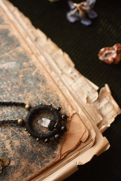 Talisman with Clear Quartz - short