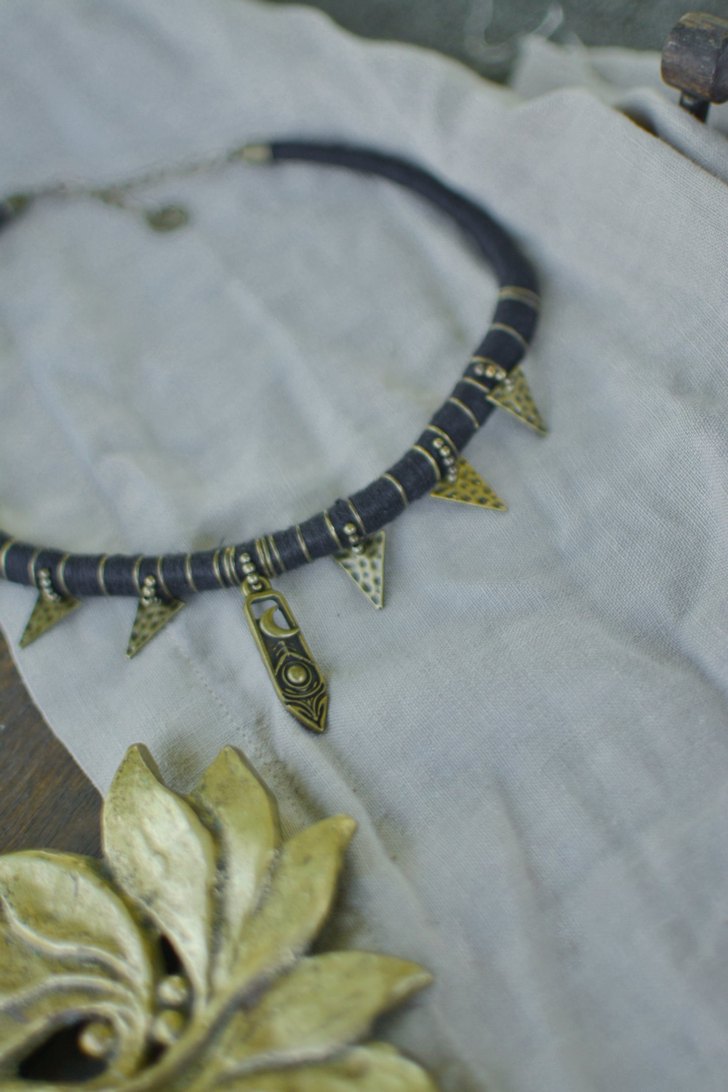 Witchy Linen Choker