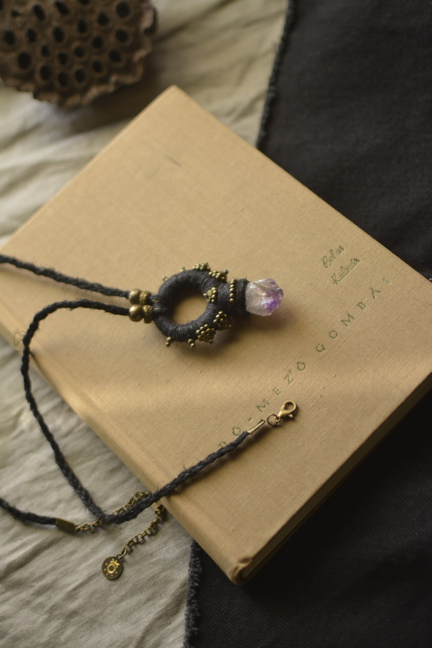 Witchy Amethyst Hemp Talisman