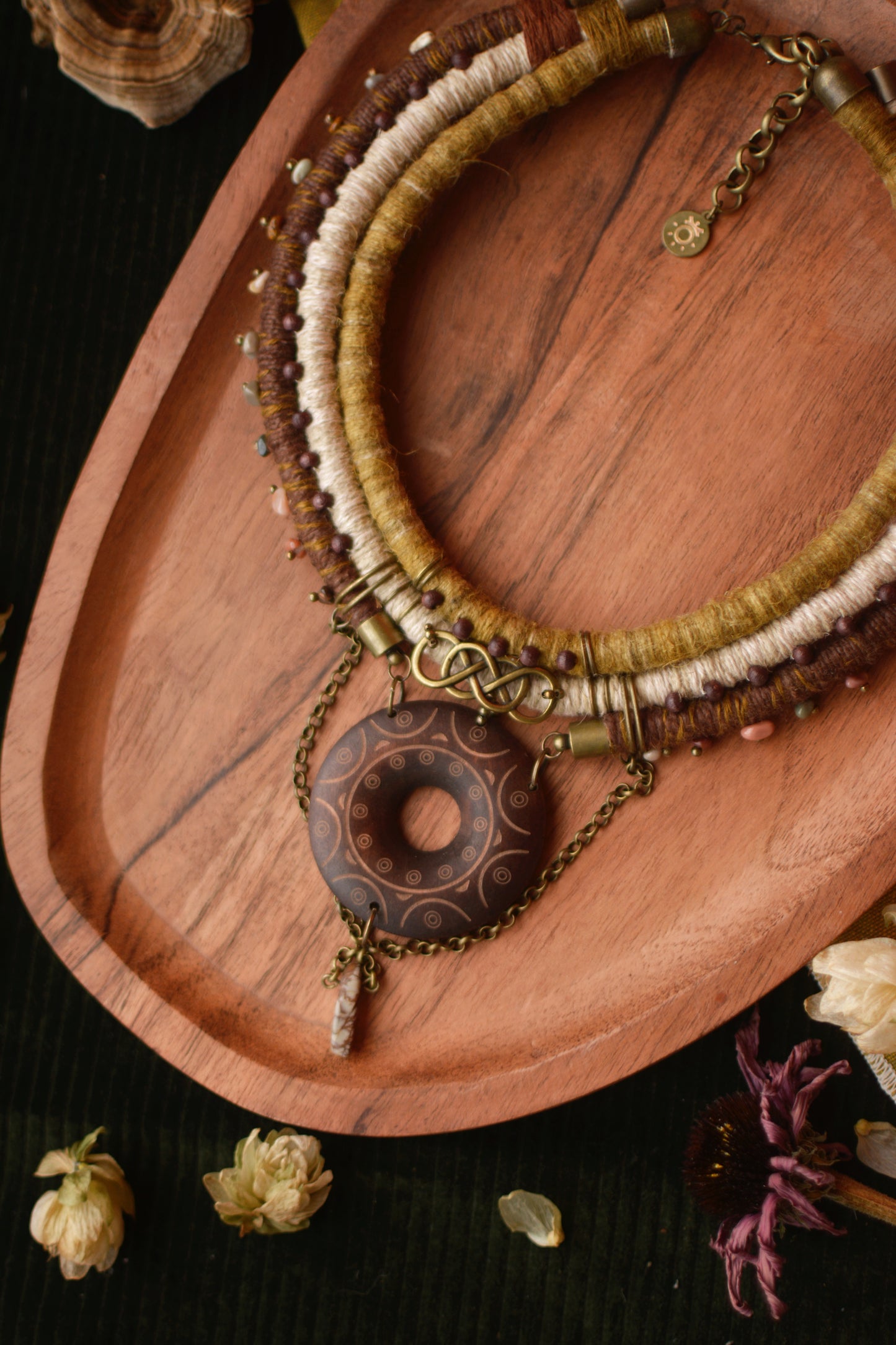 Orama Hemp and Linen Necklace