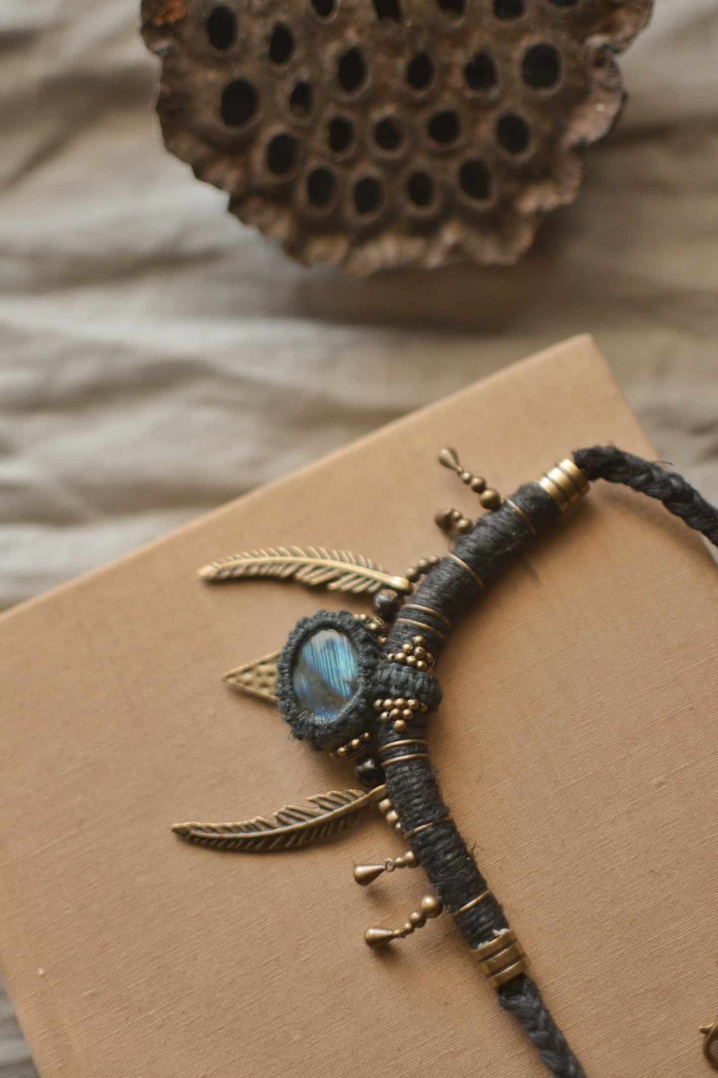 Labradorite Hemp Necklace