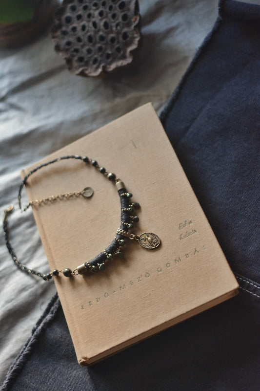 Raven Hemp Necklace