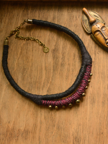 Terra Necklace - Shadow Garnet