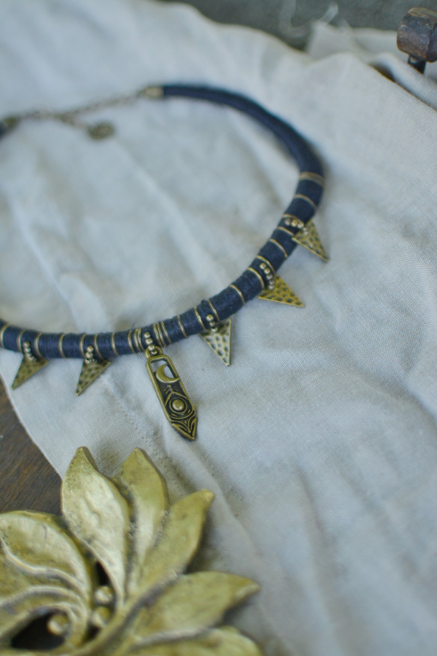 Witchy Linen Choker