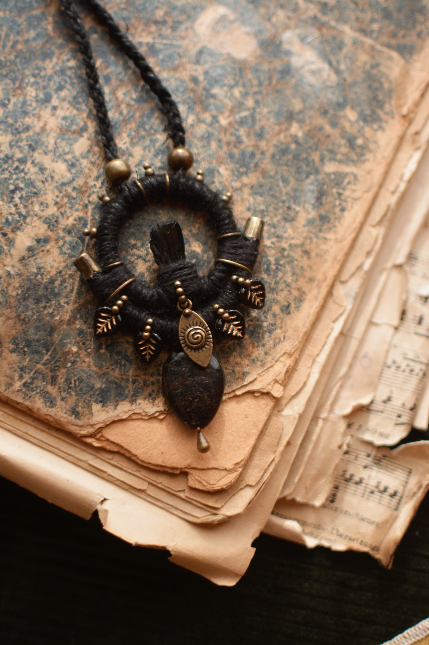 Witchy Talisman with Astrophilite and Epidote