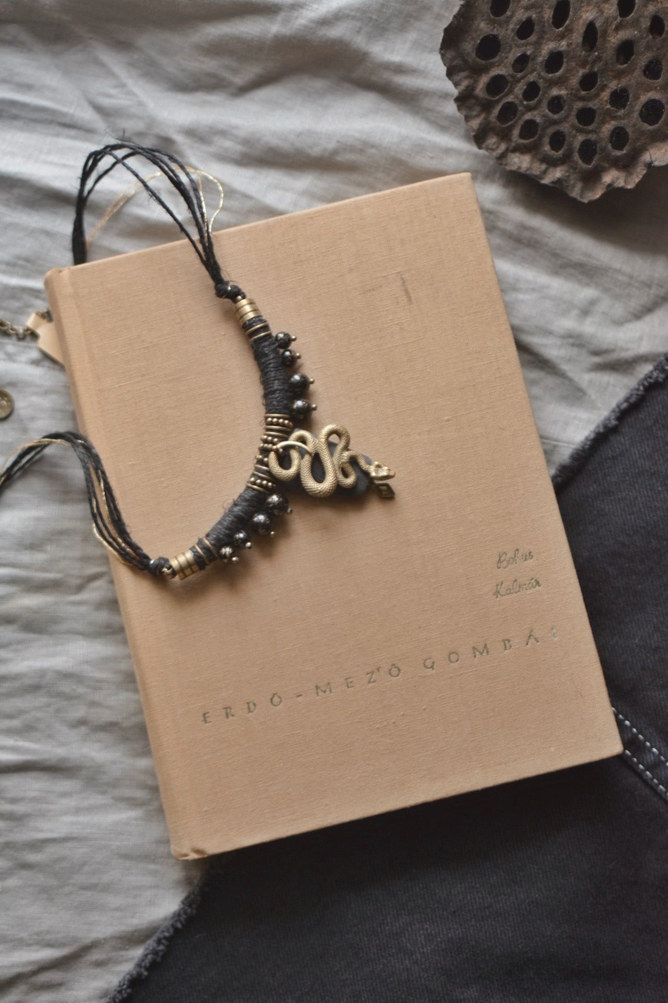 Snake Hemp Necklace