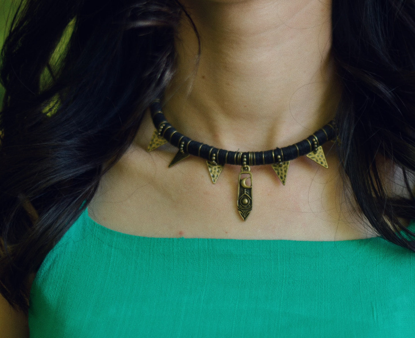 Witchy Linen Choker