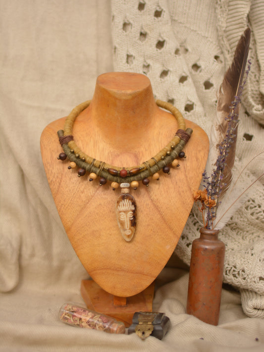 Terra Necklace with a Pendant- Earthbound