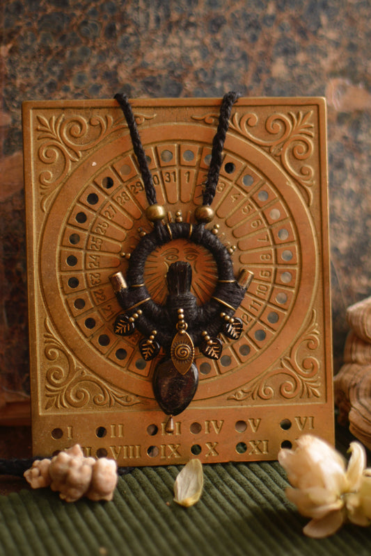 Witchy Talisman with Astrophilite and Epidote