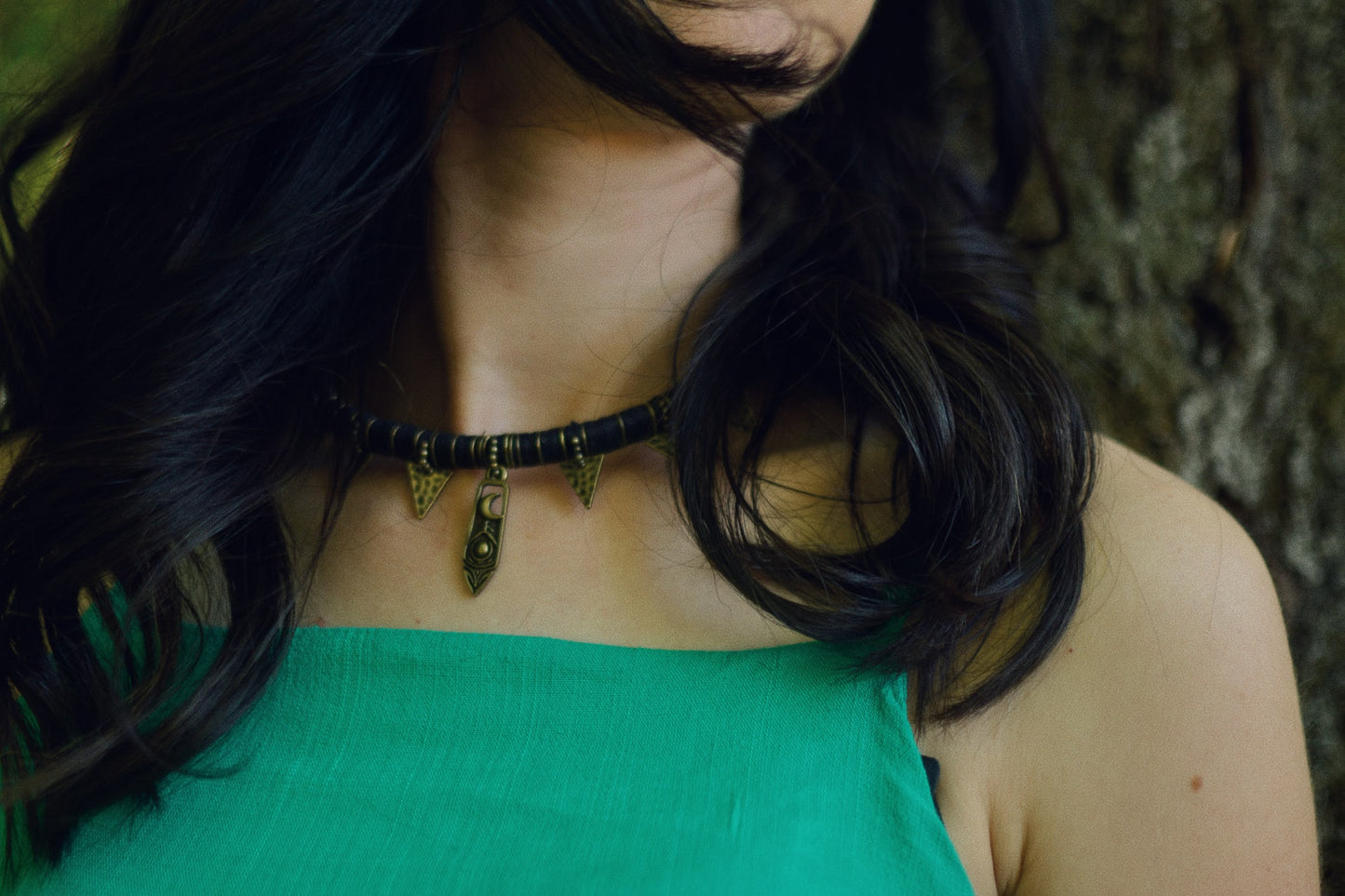 Witchy Linen Choker