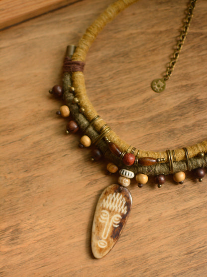 Terra Necklace with a Pendant- Earthbound