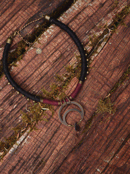 Under the Moon Necklace with Smoky Quartz