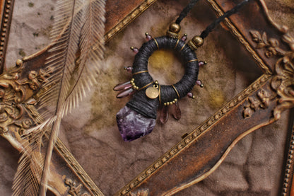 Sacred Armor - Talisman with amethyst