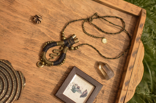 Snake Energy Necklace - Poison Bottle