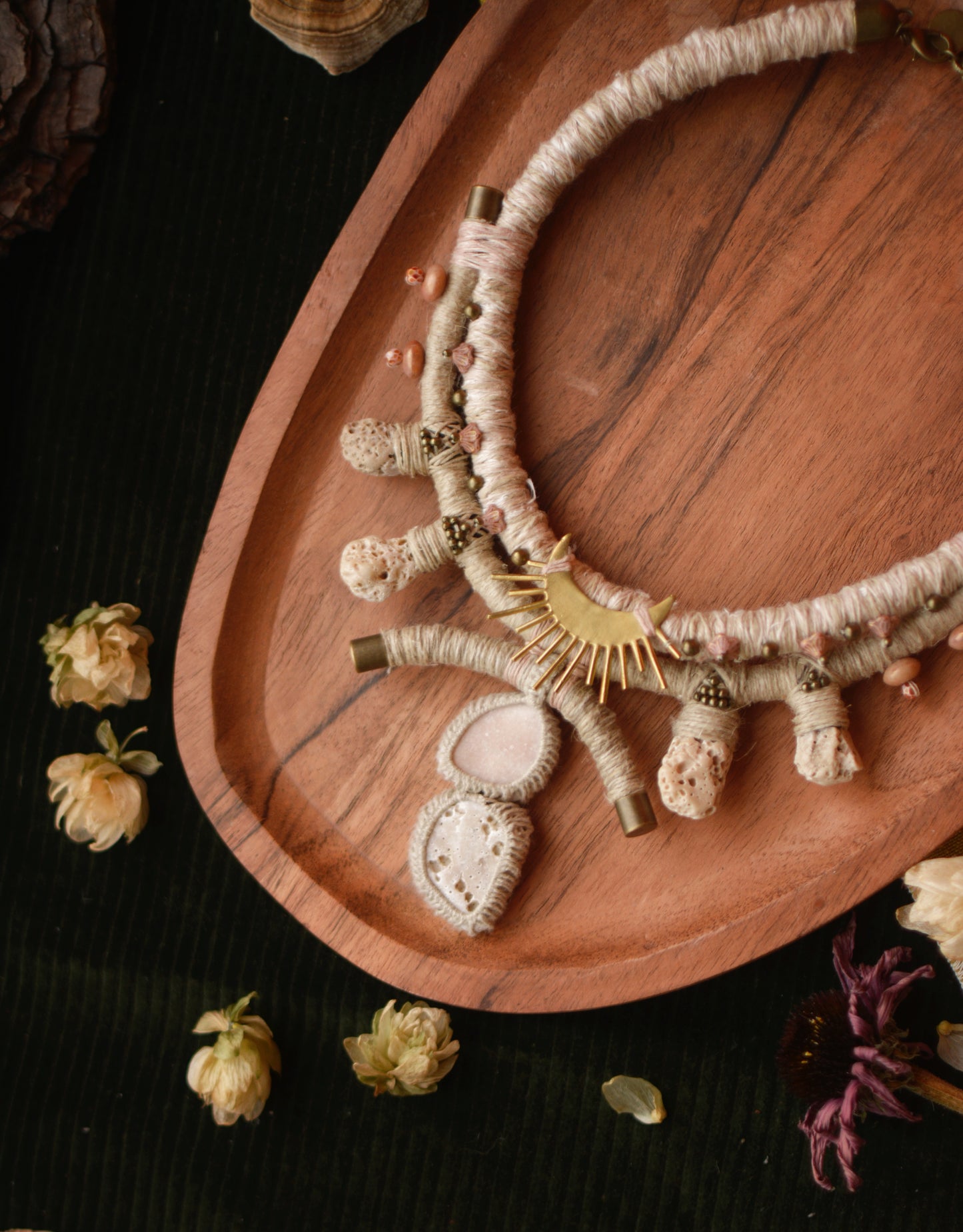 Seashore Stories Necklace with Seaside Stones