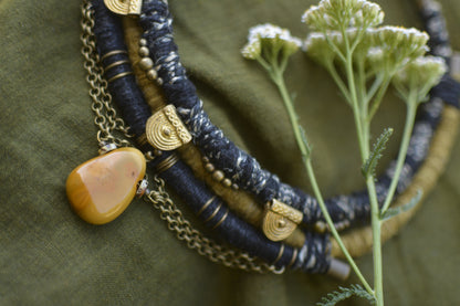 Mookaite Full Moon Necklace
