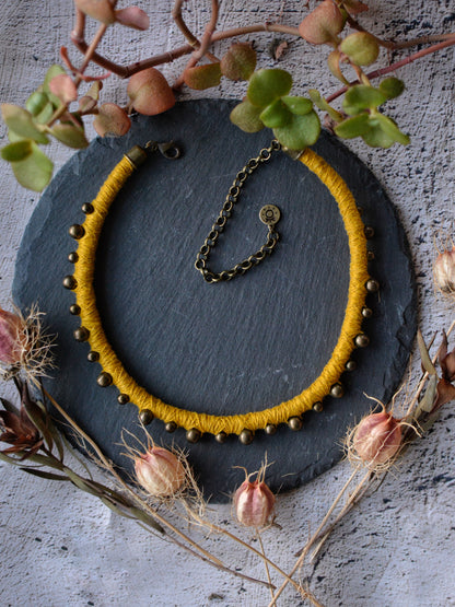 Kuhle Beaded Necklace - Sunbeam