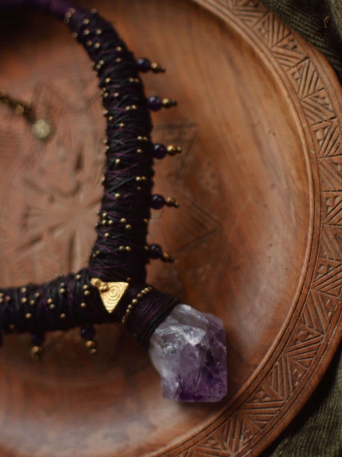 Amethyst Statement Necklace