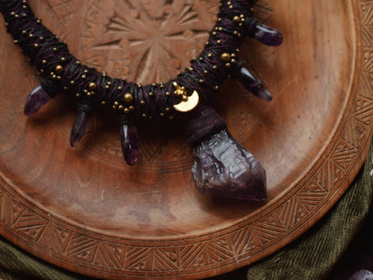 Amethyst Statement Necklace