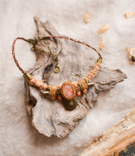 Auramara Necklace with Sunstone
