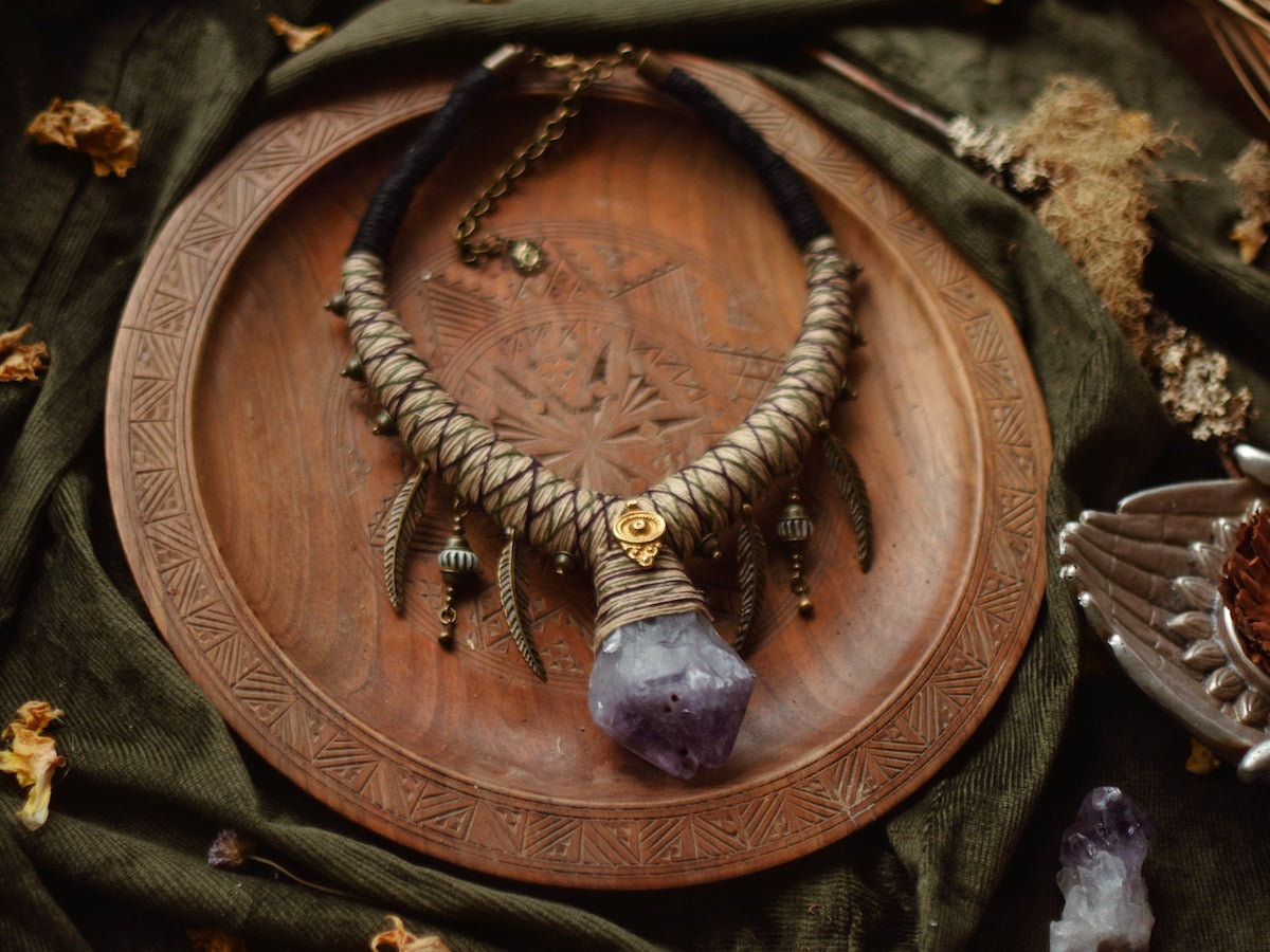 Amethyst Statement necklace